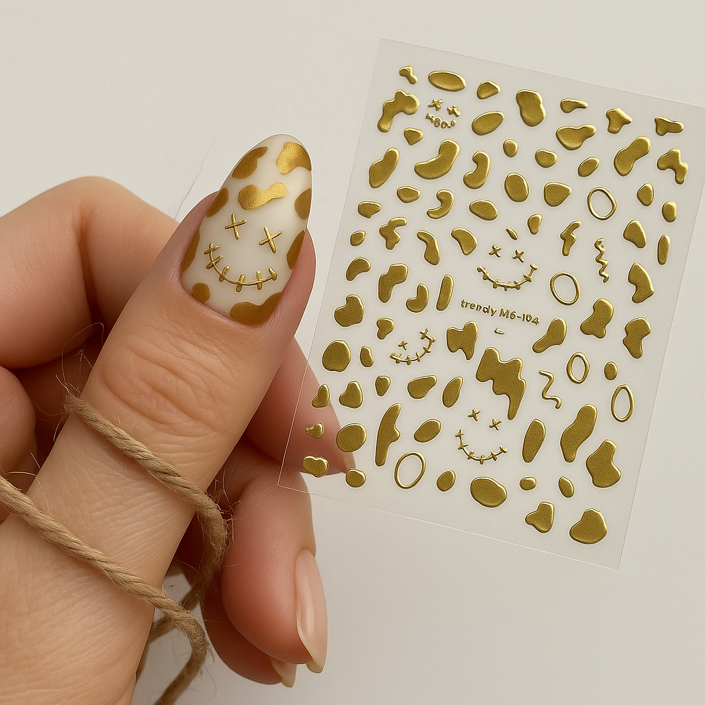 Sticker Unghii,Decor 184 Gold