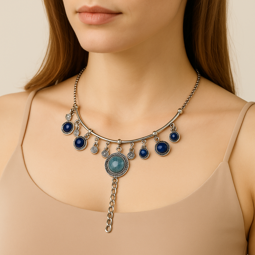 Colier Statement Cu Pietre LUNA