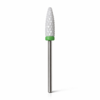 Bit freză ceramică lungă ZONO, albă, inel verde