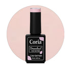 Ojă semipermanentă Coria Dreamland 29, flacon 15 ml pe fundal roz pal