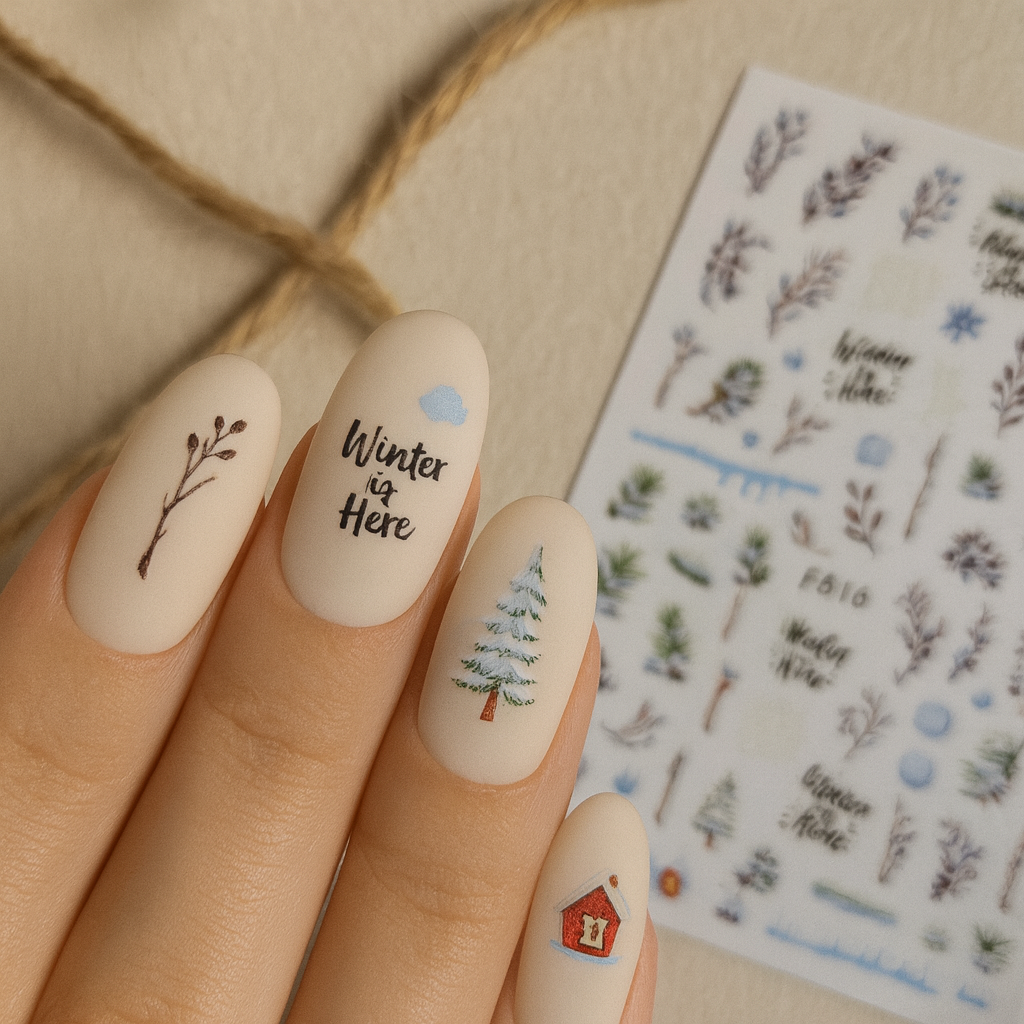 Sticker Unghii Winter is Here 816