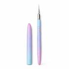 Pensula Precision Liner 7 mm ALERA, mâner în degrade lila-bleu, cu capac