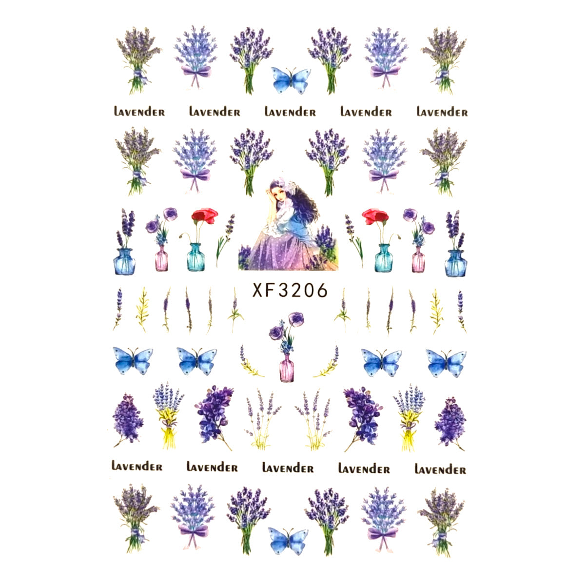 Sticker Decor Unghii Coria 3206 V