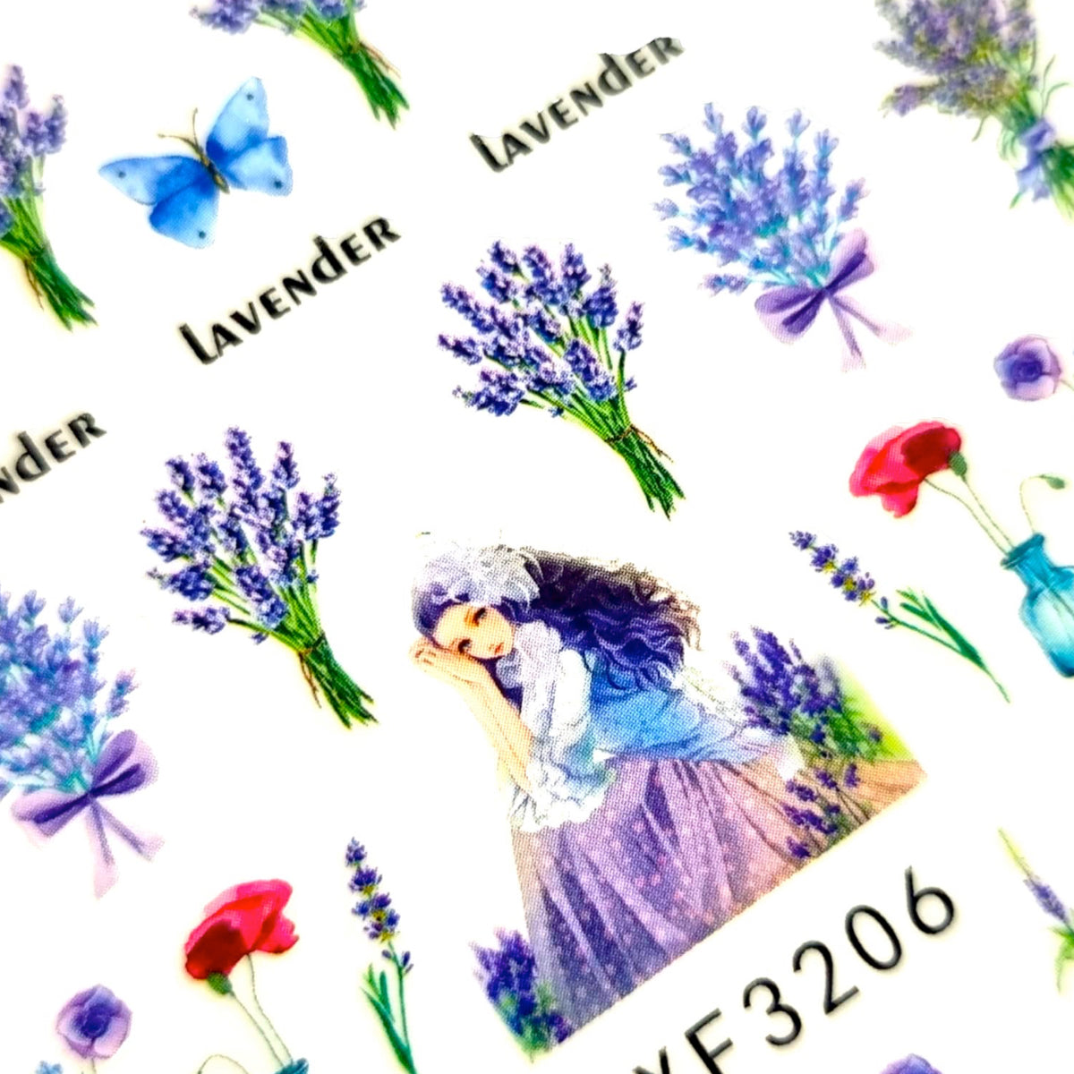 Sticker Decor Unghii Coria 3206 V