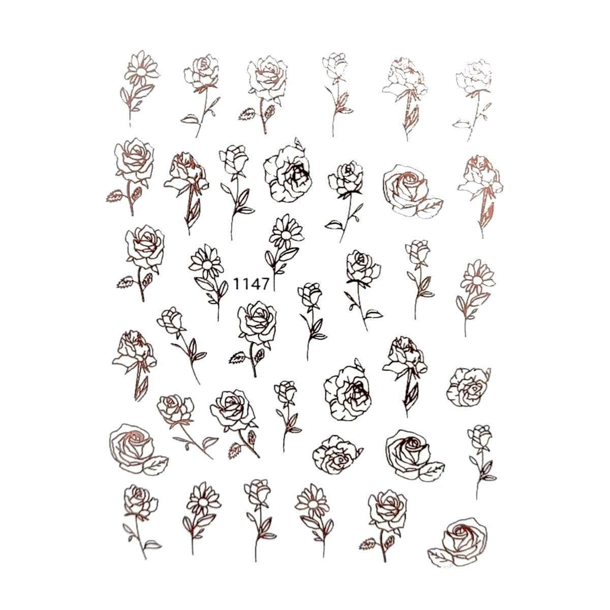 Sticker Unghii Coria 1147 Aramiu V
