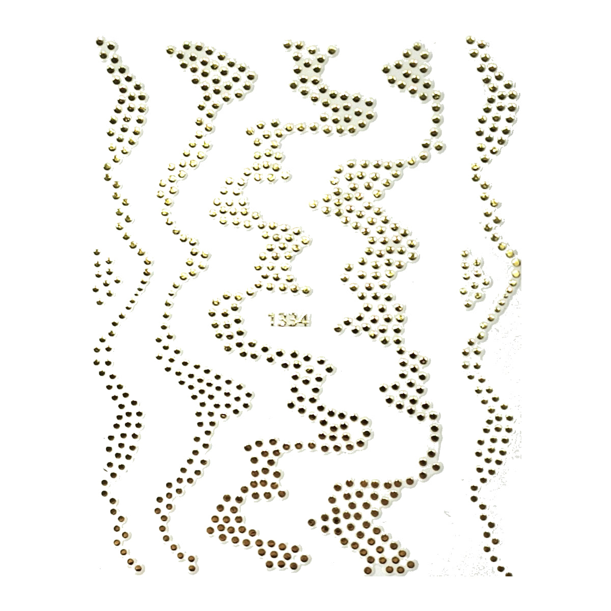 Sticker Decor Unghii Coria 1344 Gold