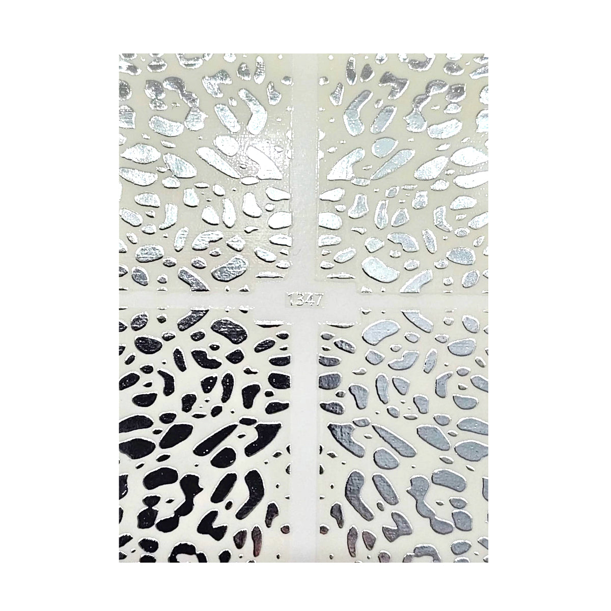 Sticker Decor Unghii Coria 1347 Silver