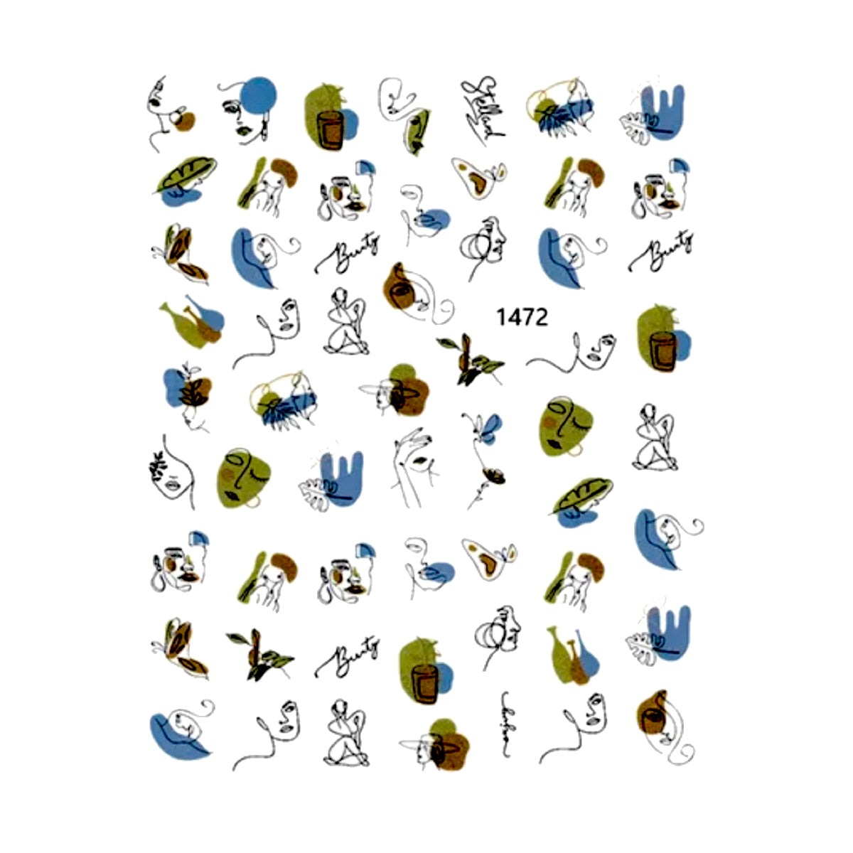 Sticker unghii 1472