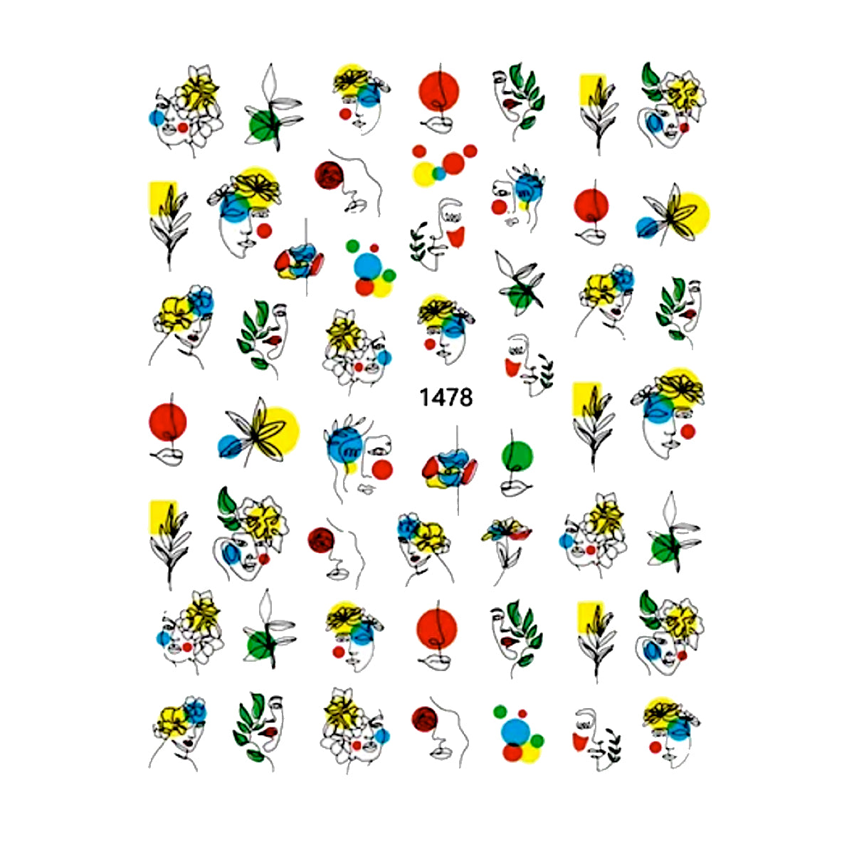 Sticker unghii 1478