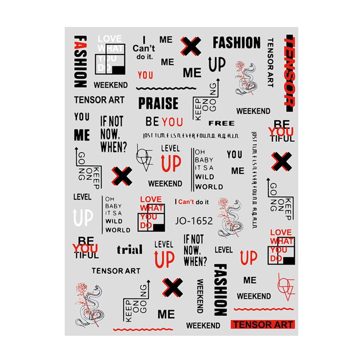 Sticker unghii 1652