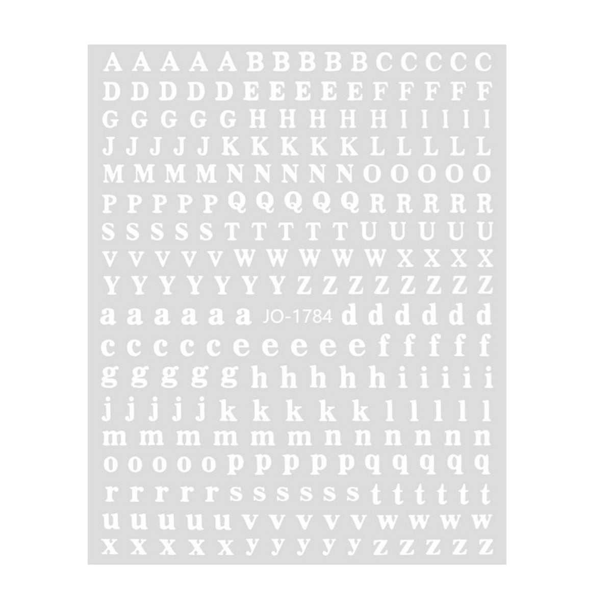 Sticker unghii 1784 Verde Alb