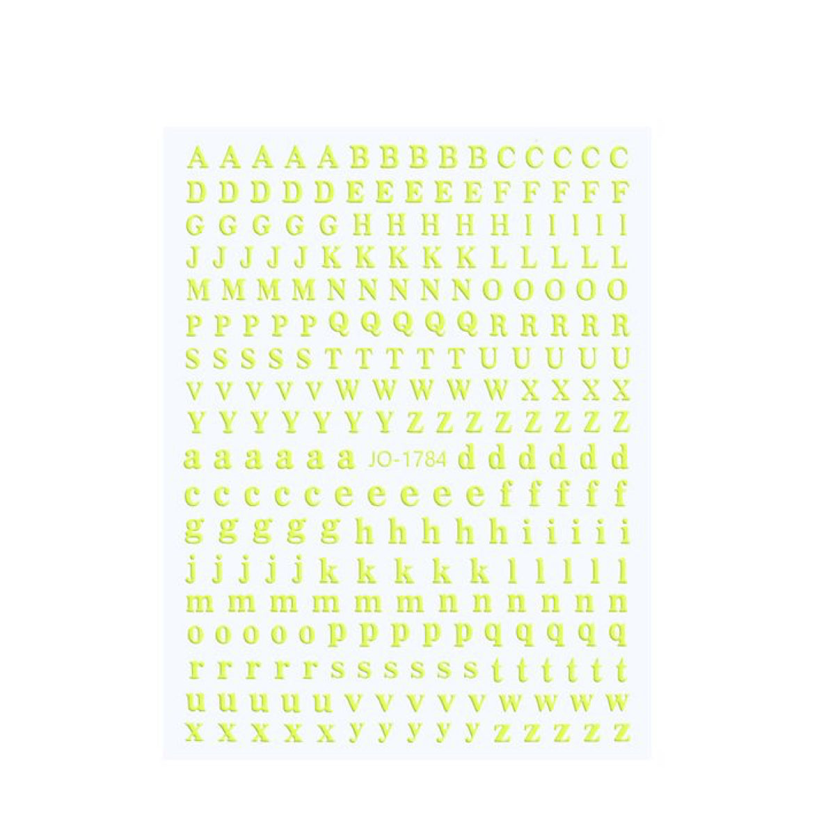 Sticker unghii 1784 Verde Neon