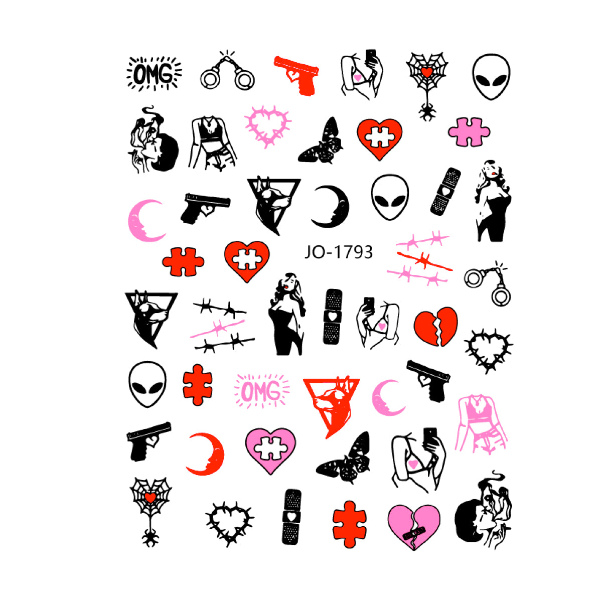 Sticker unghii 1793