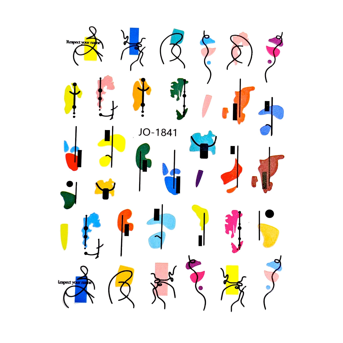Sticker unghii 1841
