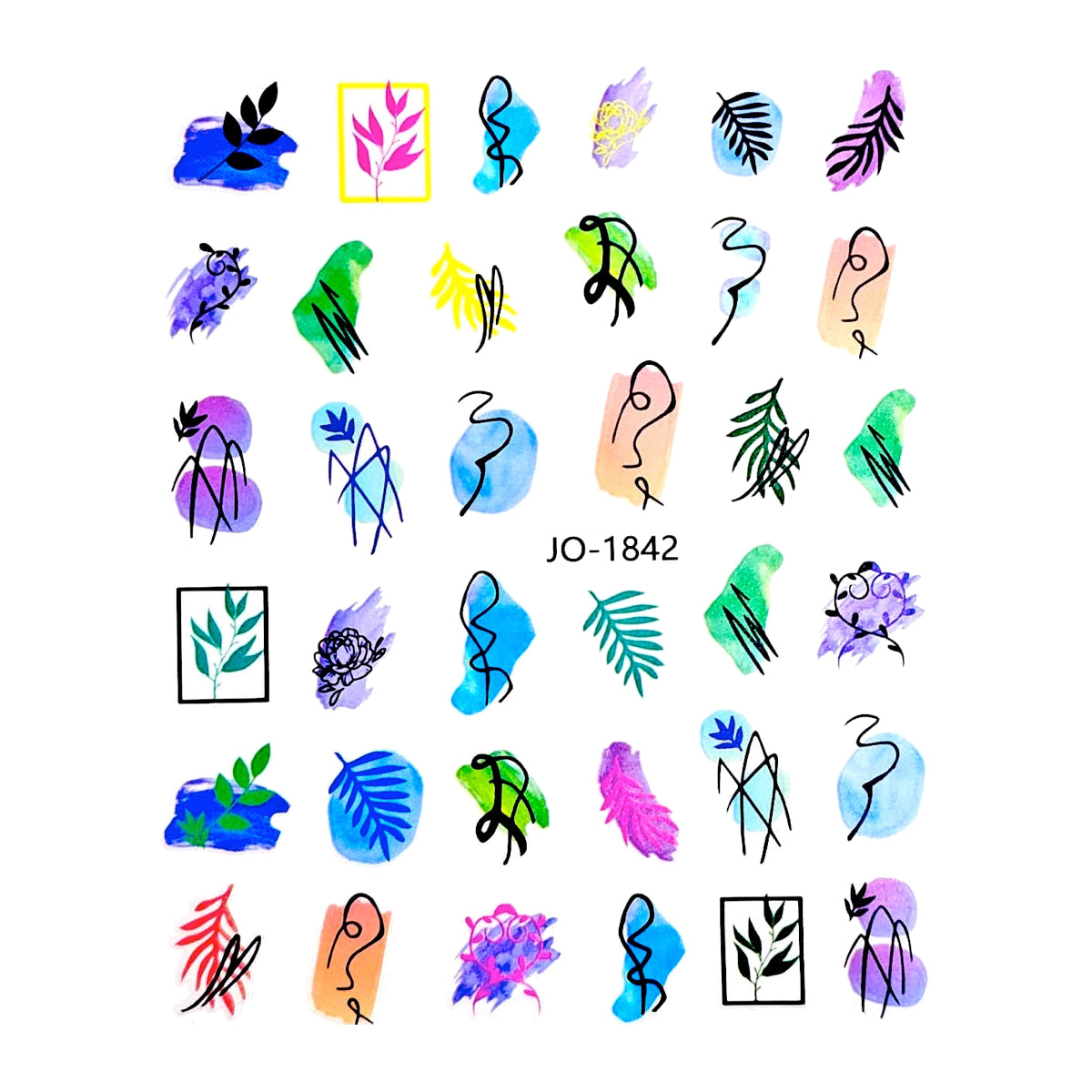 Sticker unghii 1842
