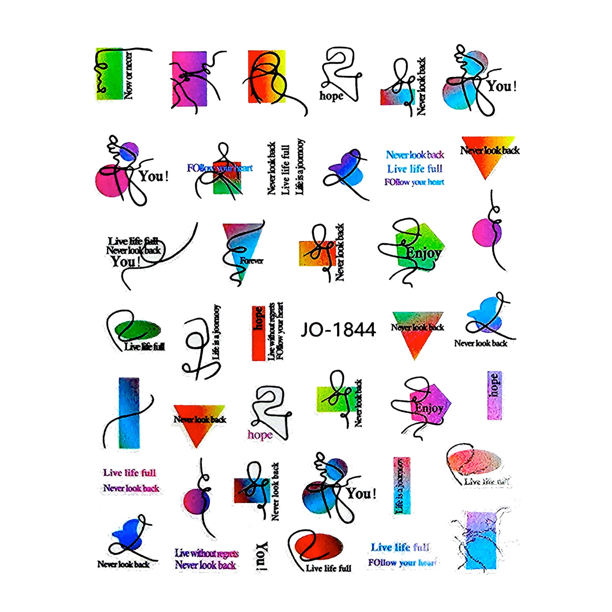 Sticker unghii 1844