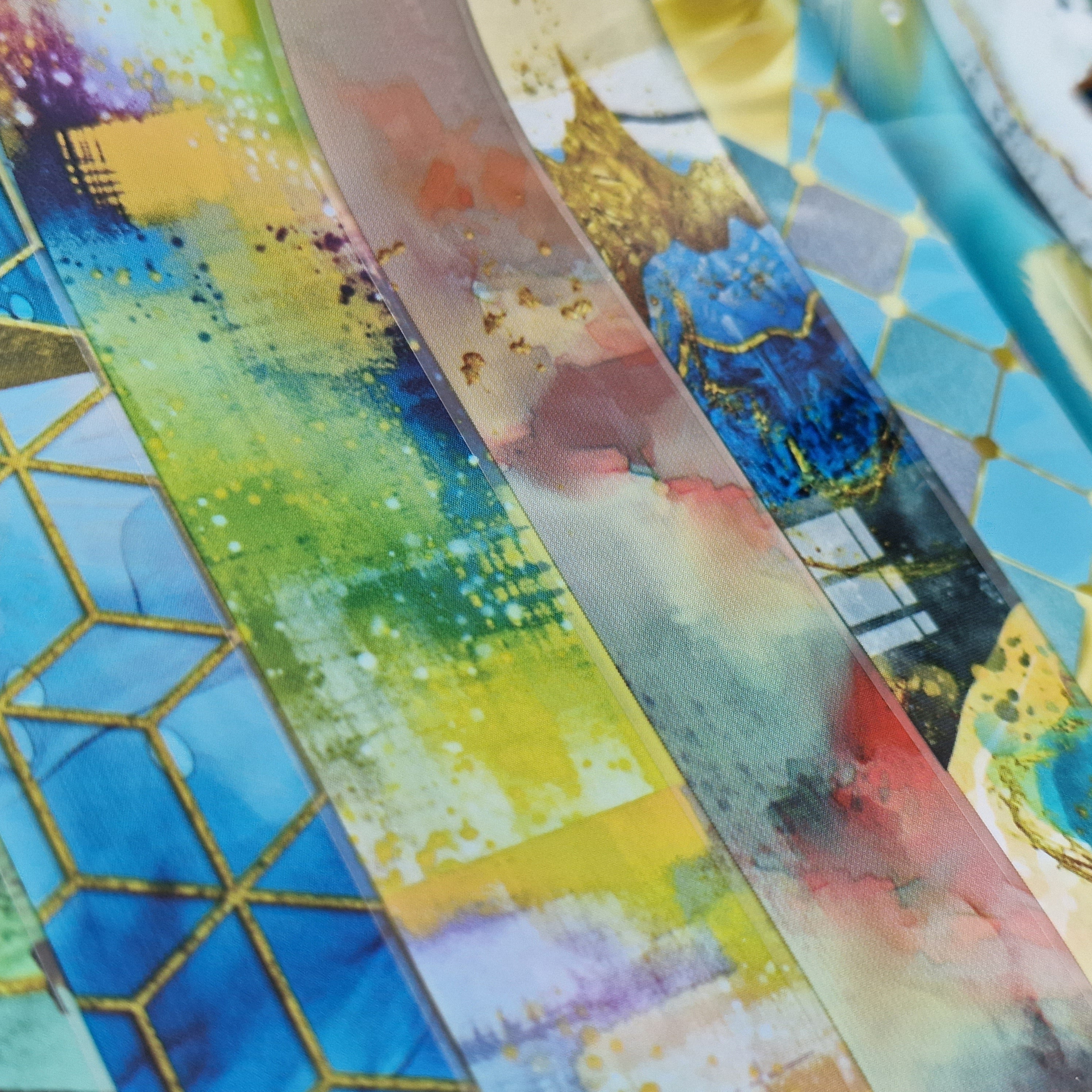 Set 10 folii transfer/ Model Abstract