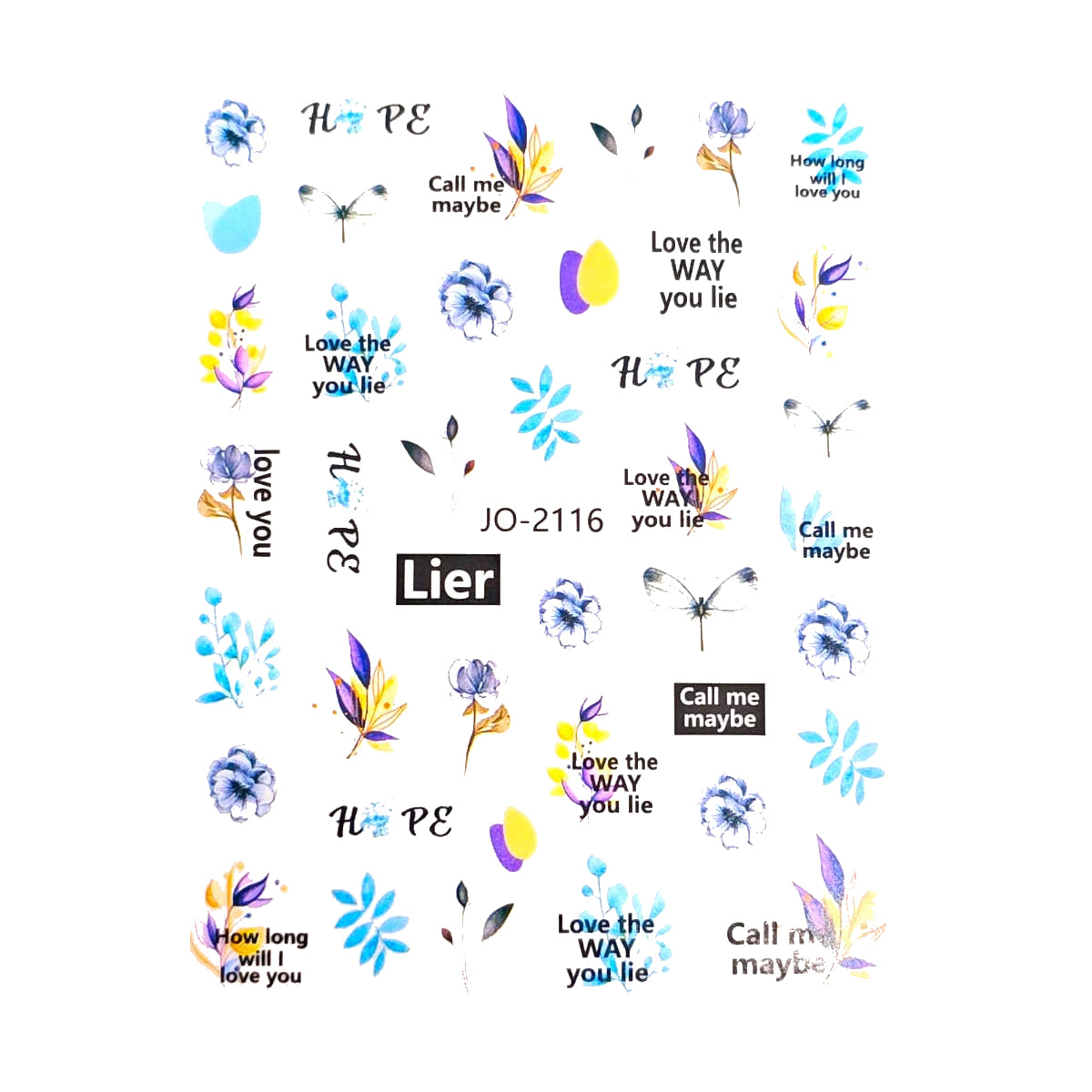 Sticker unghii 2116
