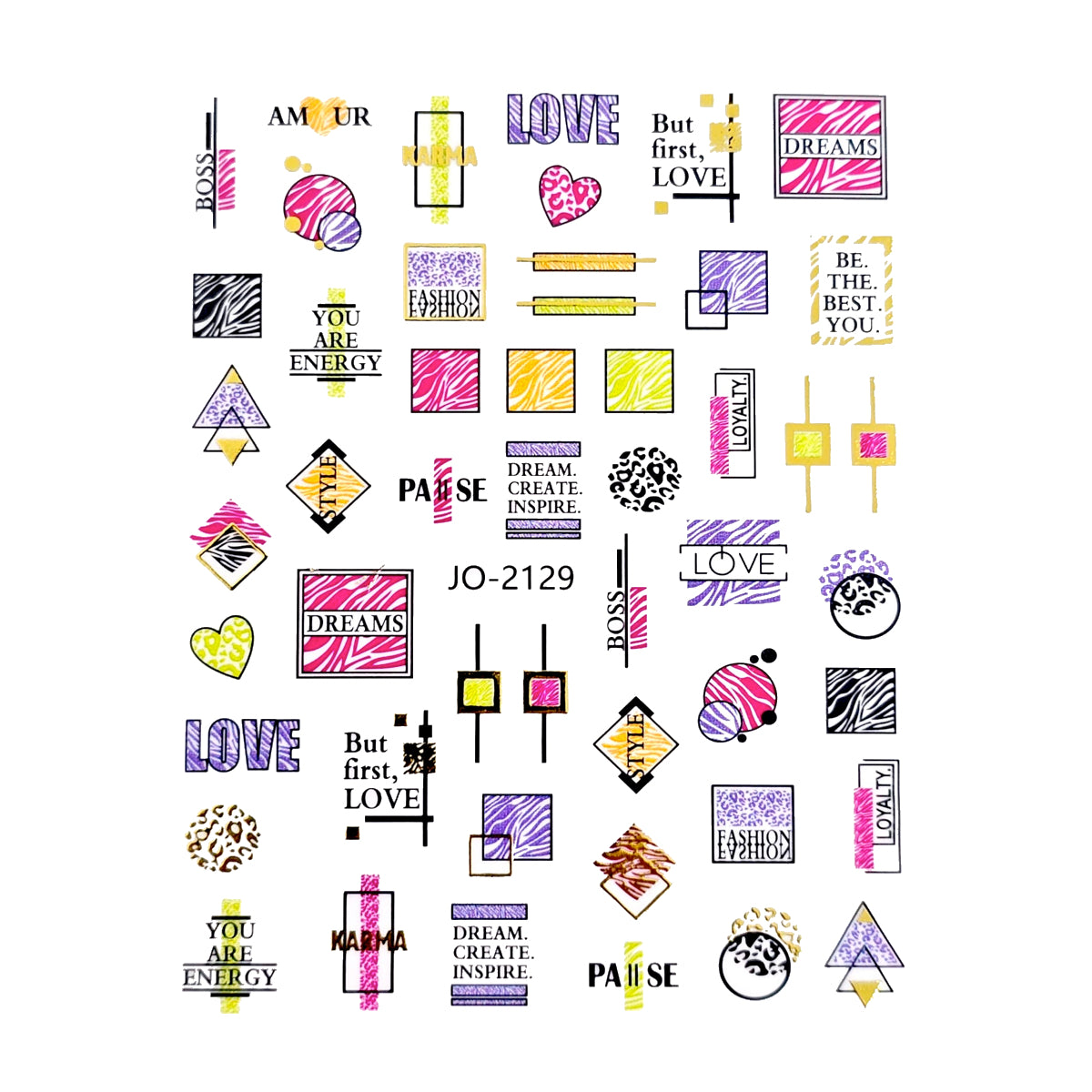Sticker Decor Unghii Coria 2129