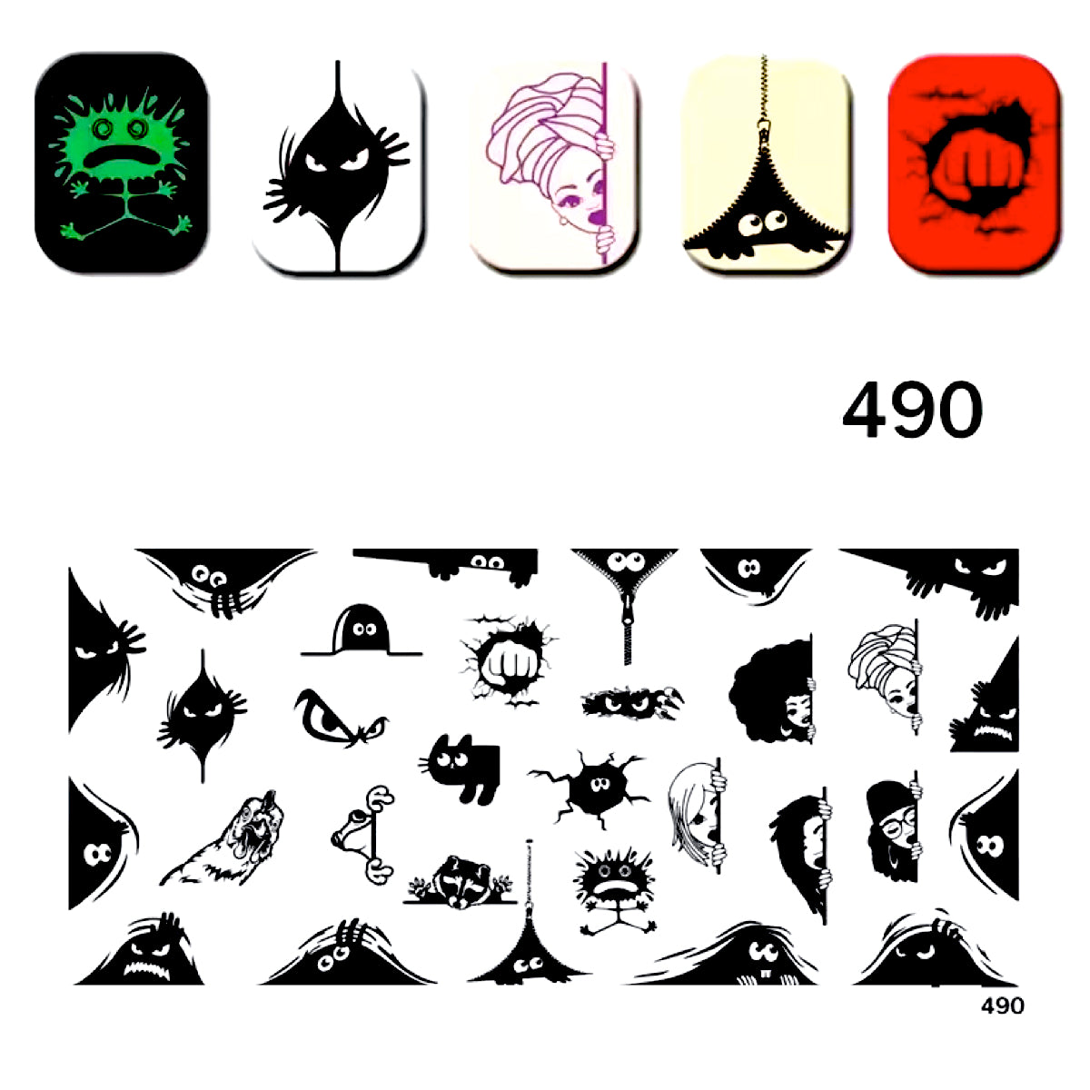Matrita Decor Unghii JR 490