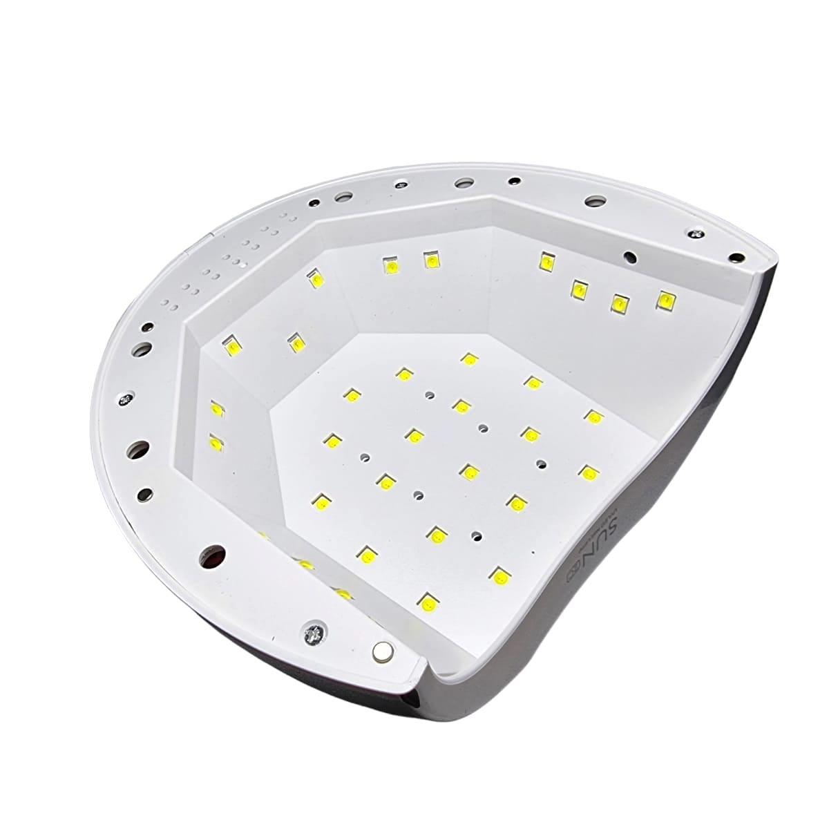 Lampa UV/LED pentru unghii SUN 2C, 48 W, Alb/Roz