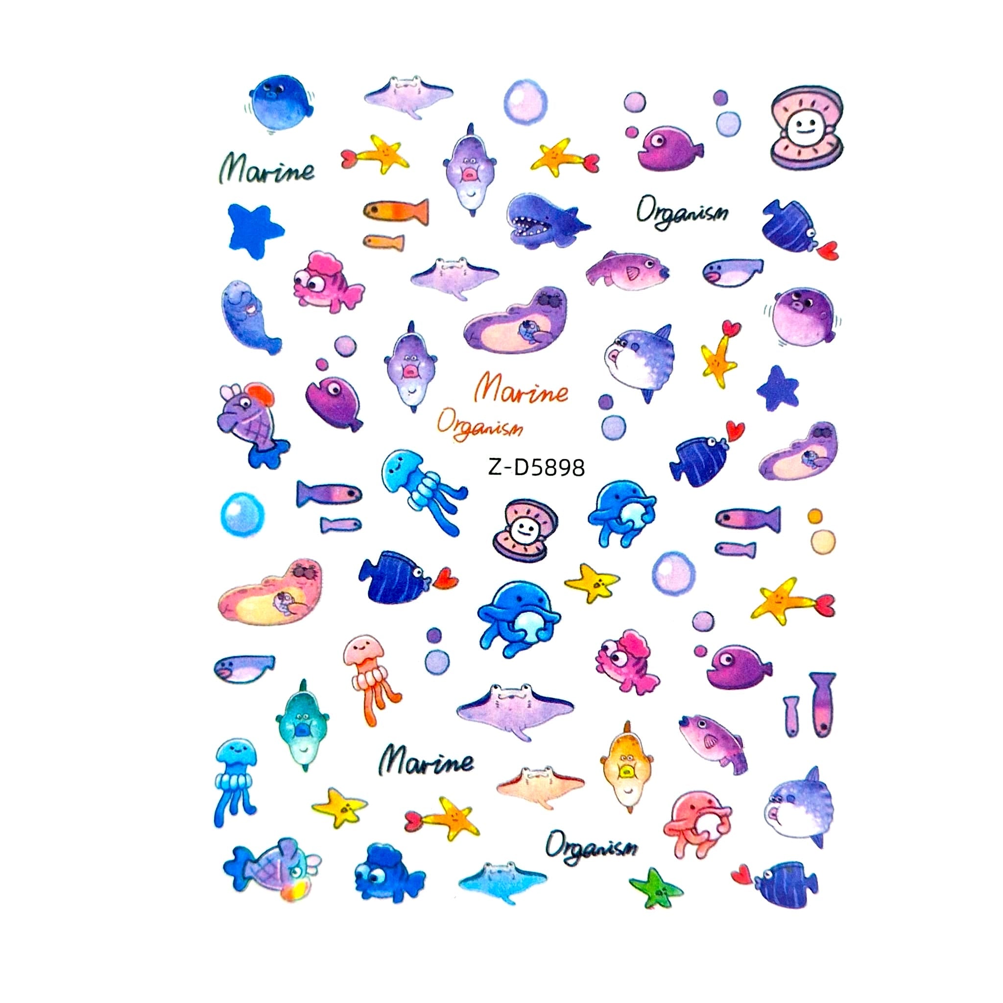 Sticker Decor Unghii 5898