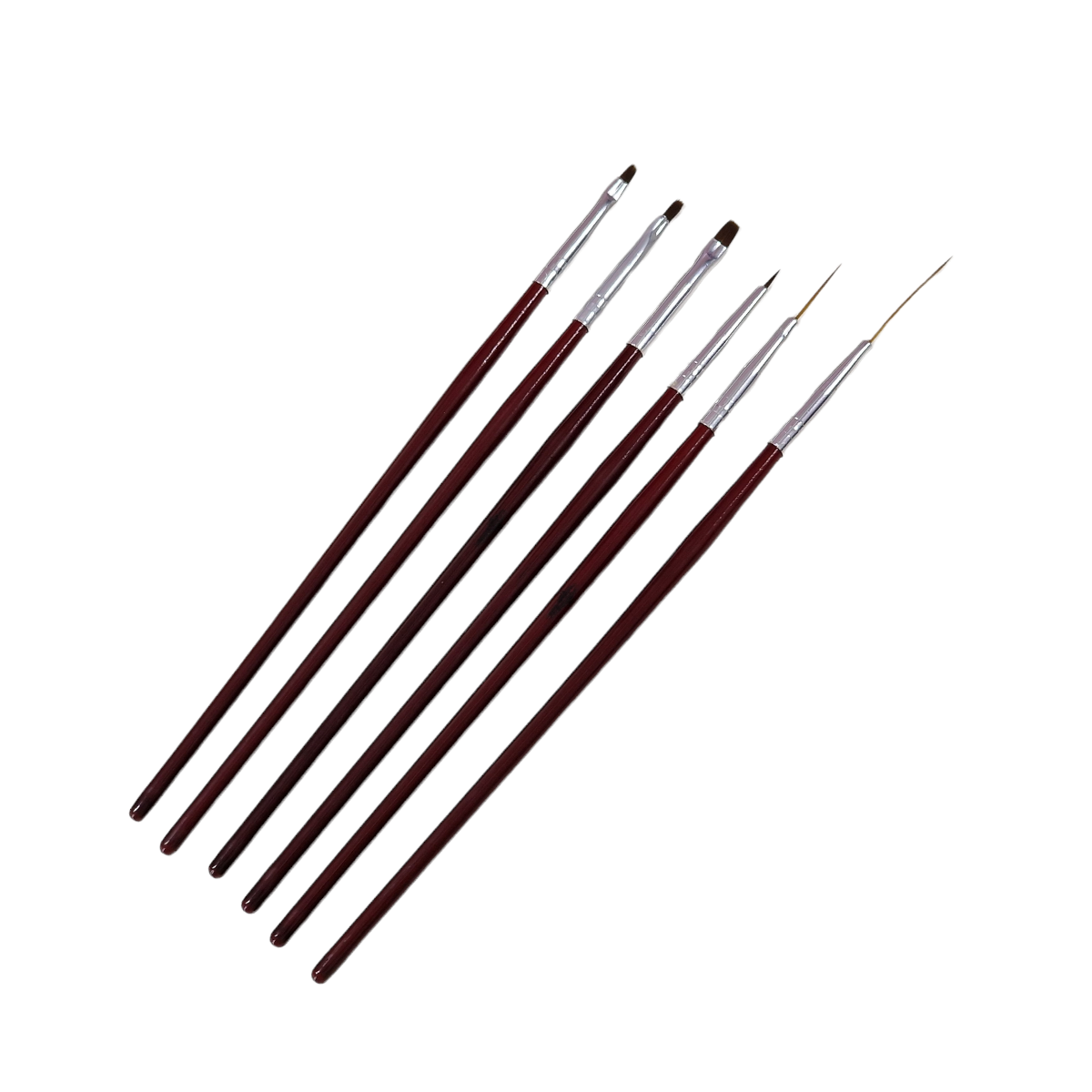 Set 6 Pensule Nail Art Color