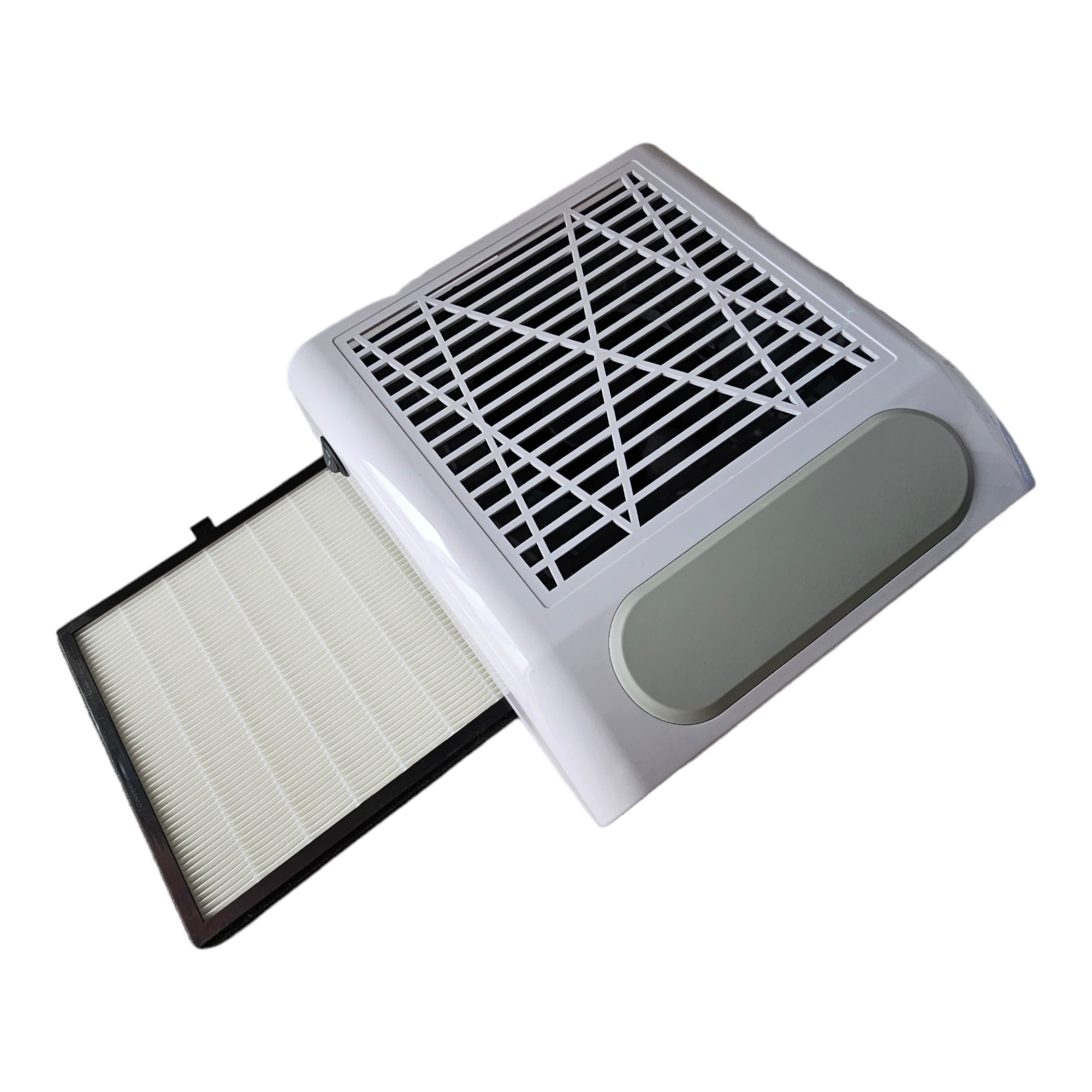 Aspirator Colector Praf Profesional de Unghii, 80W Silver