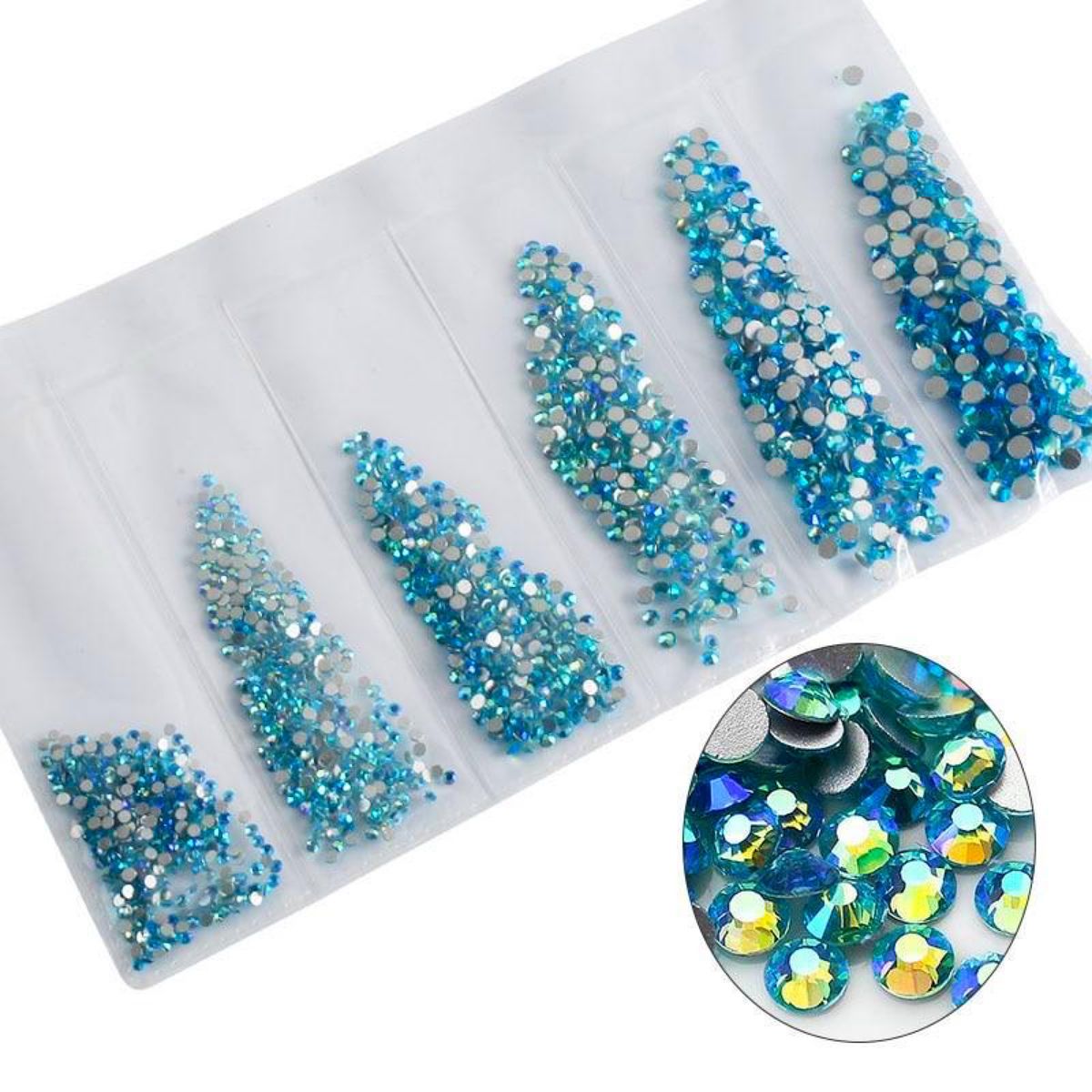 Stras Decor Unghii Sapphire AB