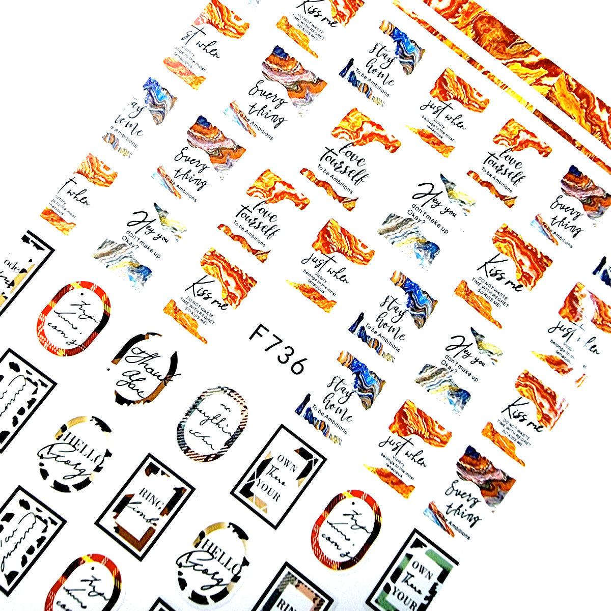 Sticker Unghii Ultra-Fin 736