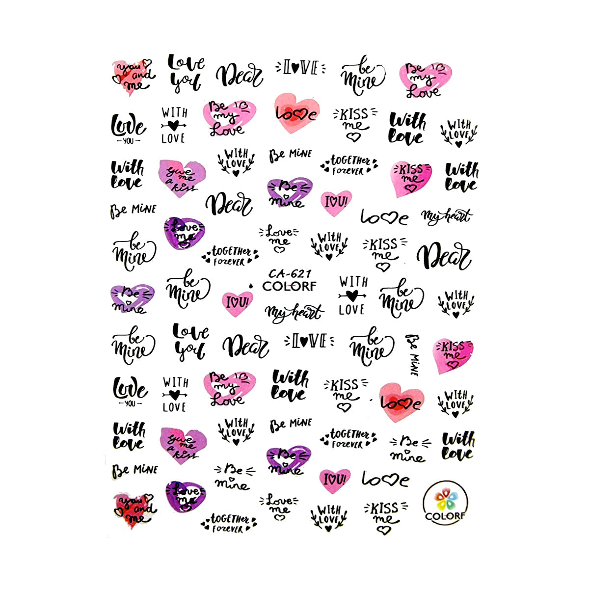 Sticker Unghii Ultra-Fin 621 V