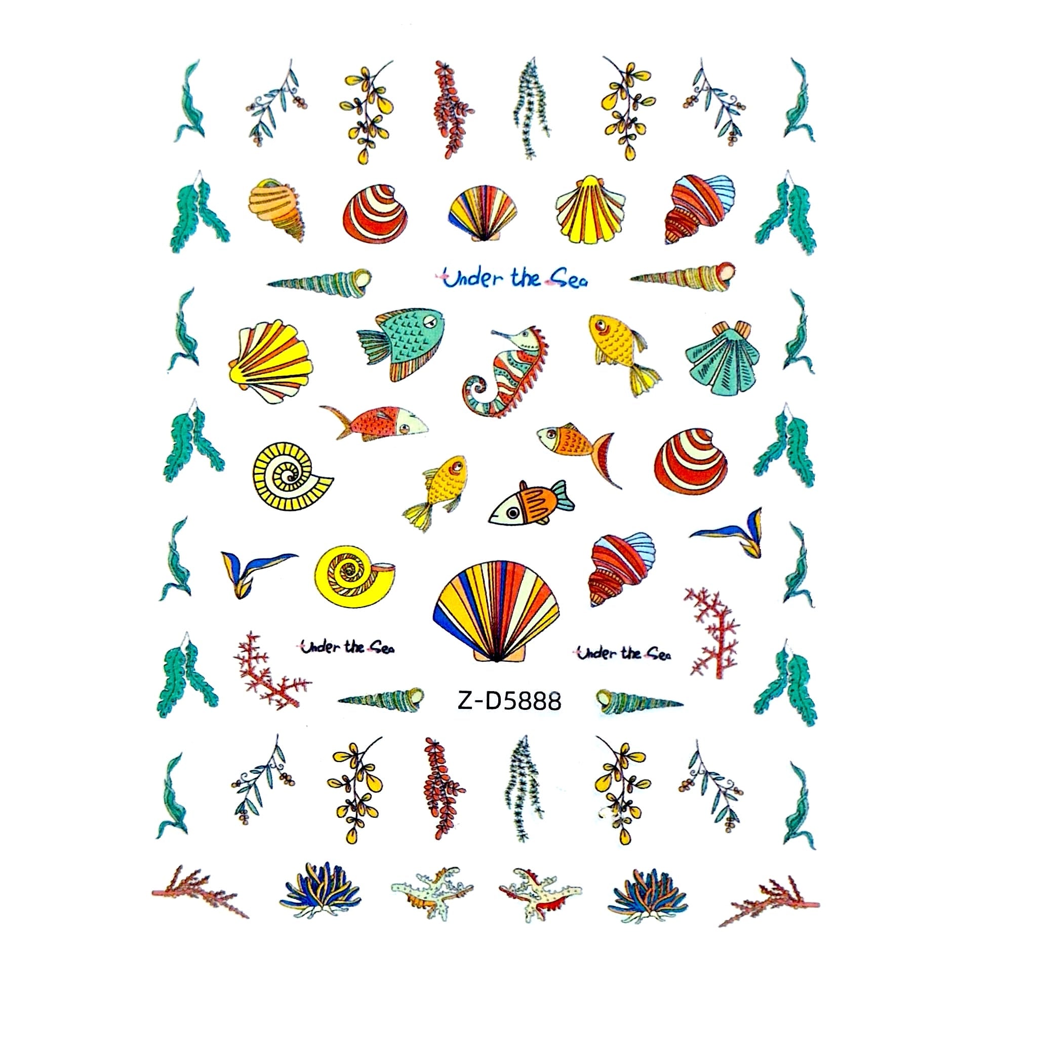 Sticker Decor Unghii 5888