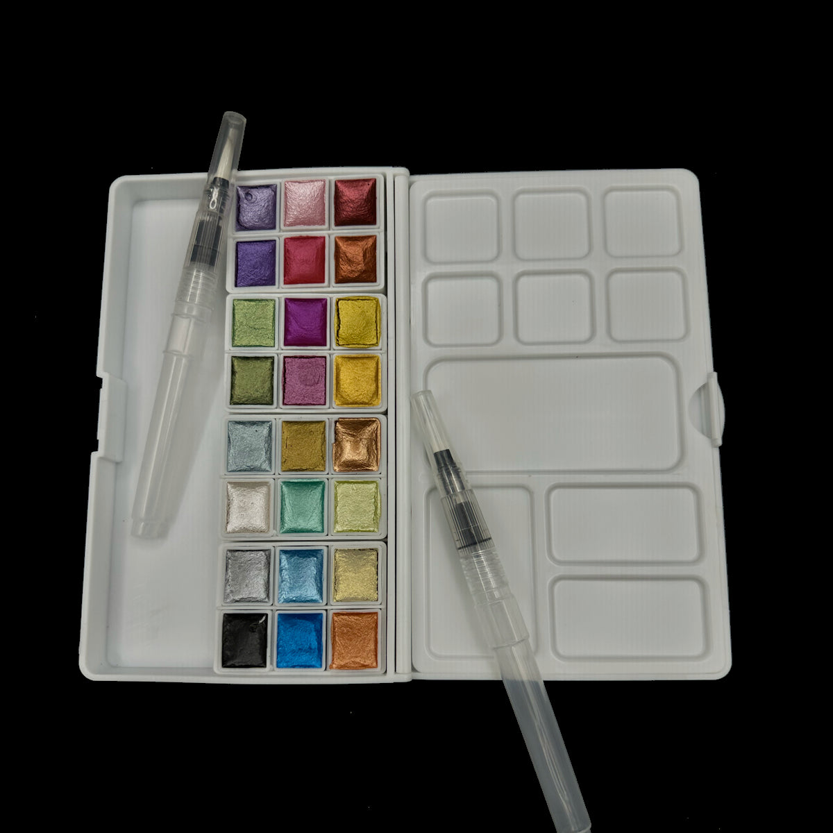 Set 24 Acuarele Metalice Extra