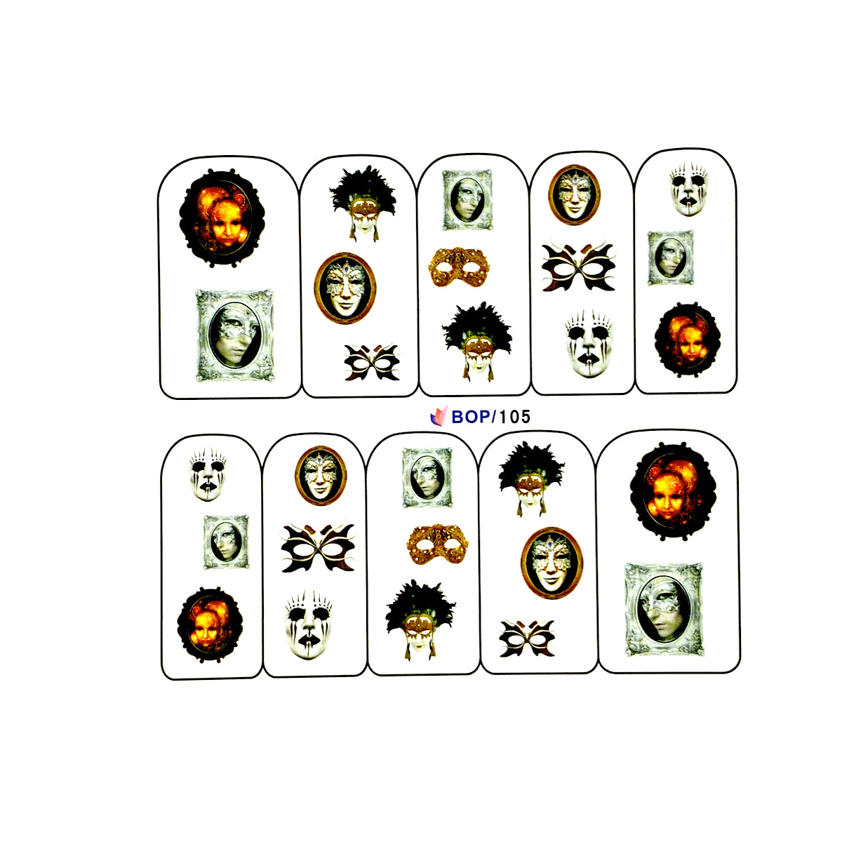 Tatuaj Decor Unghii BOP 105
