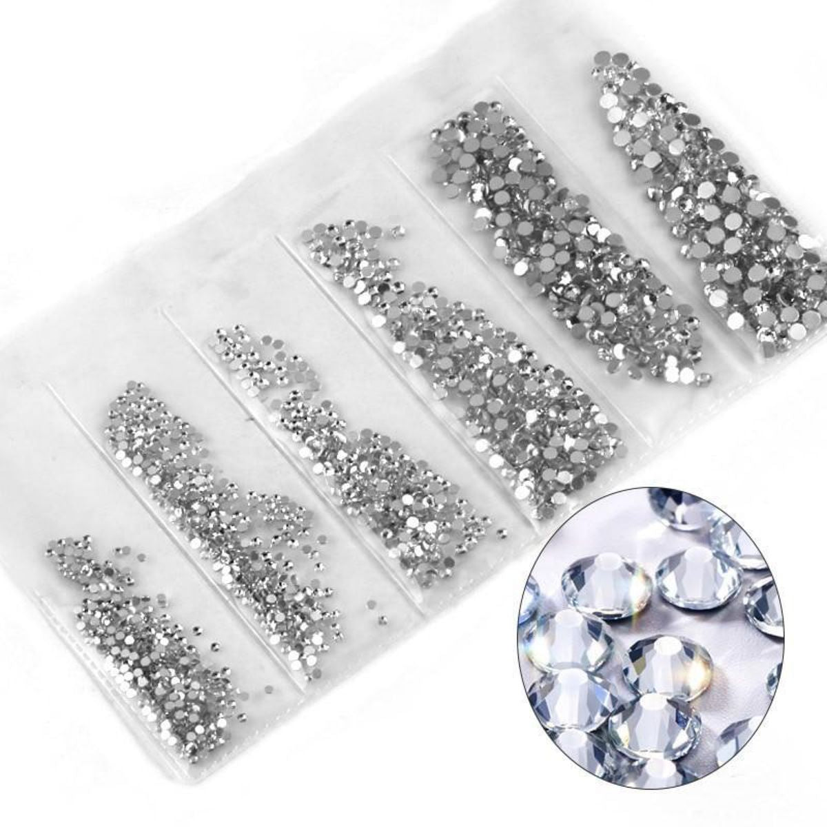 Stras Decor Unghii Crystal Clear Ab