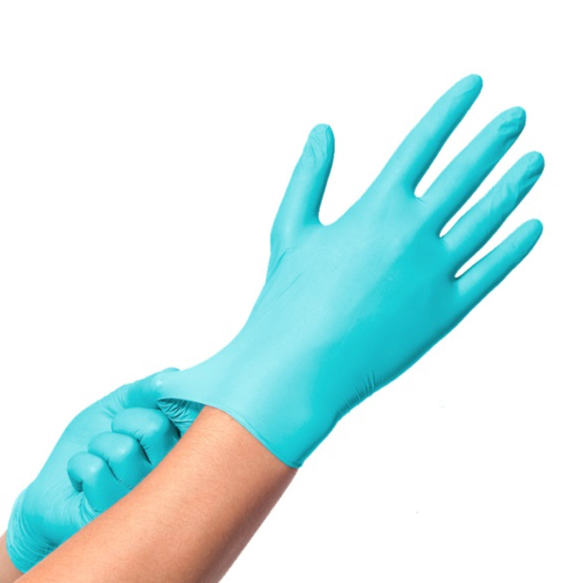 Manusi Nitril Tourquise XS 100 buc