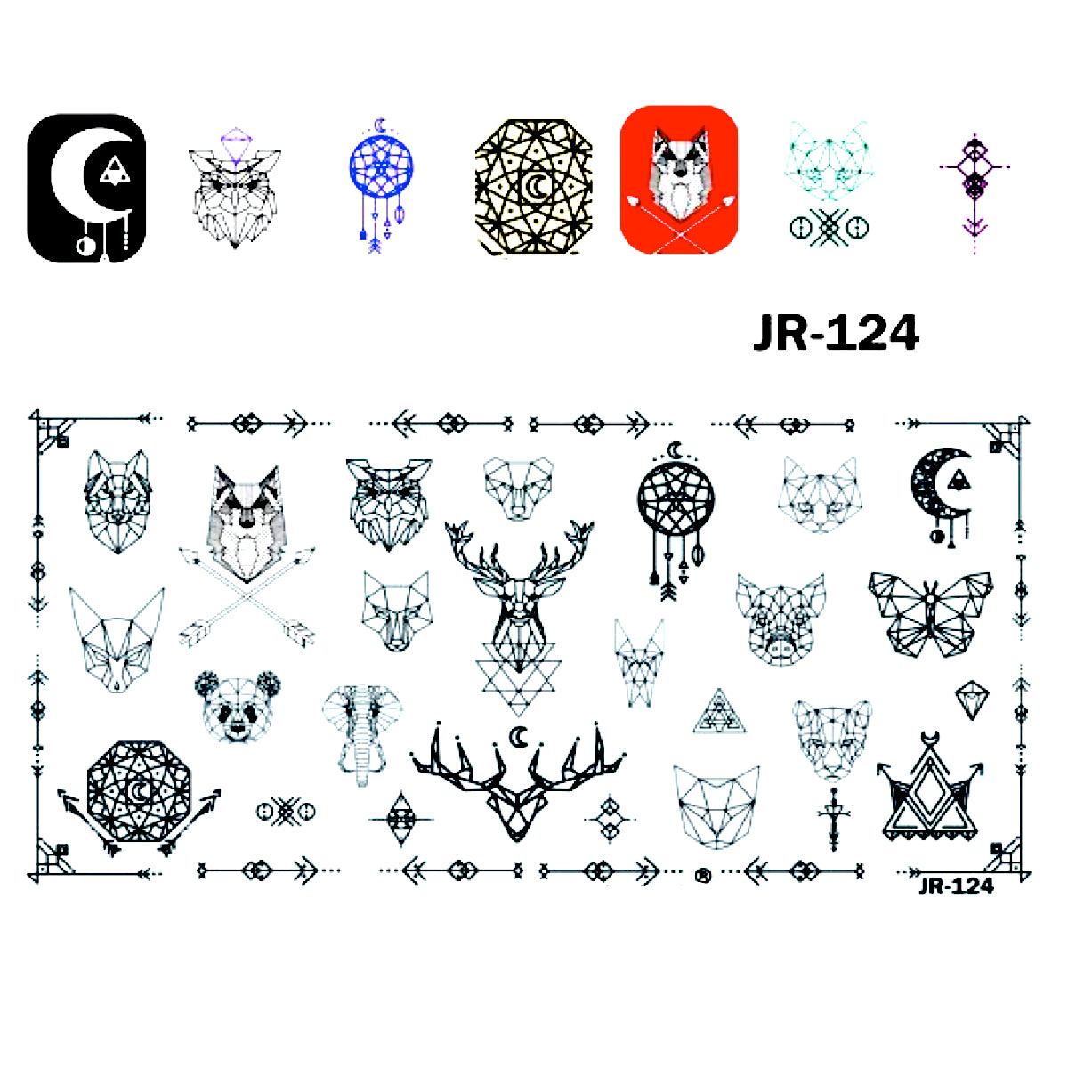 Matrita Decor Unghii JR 124