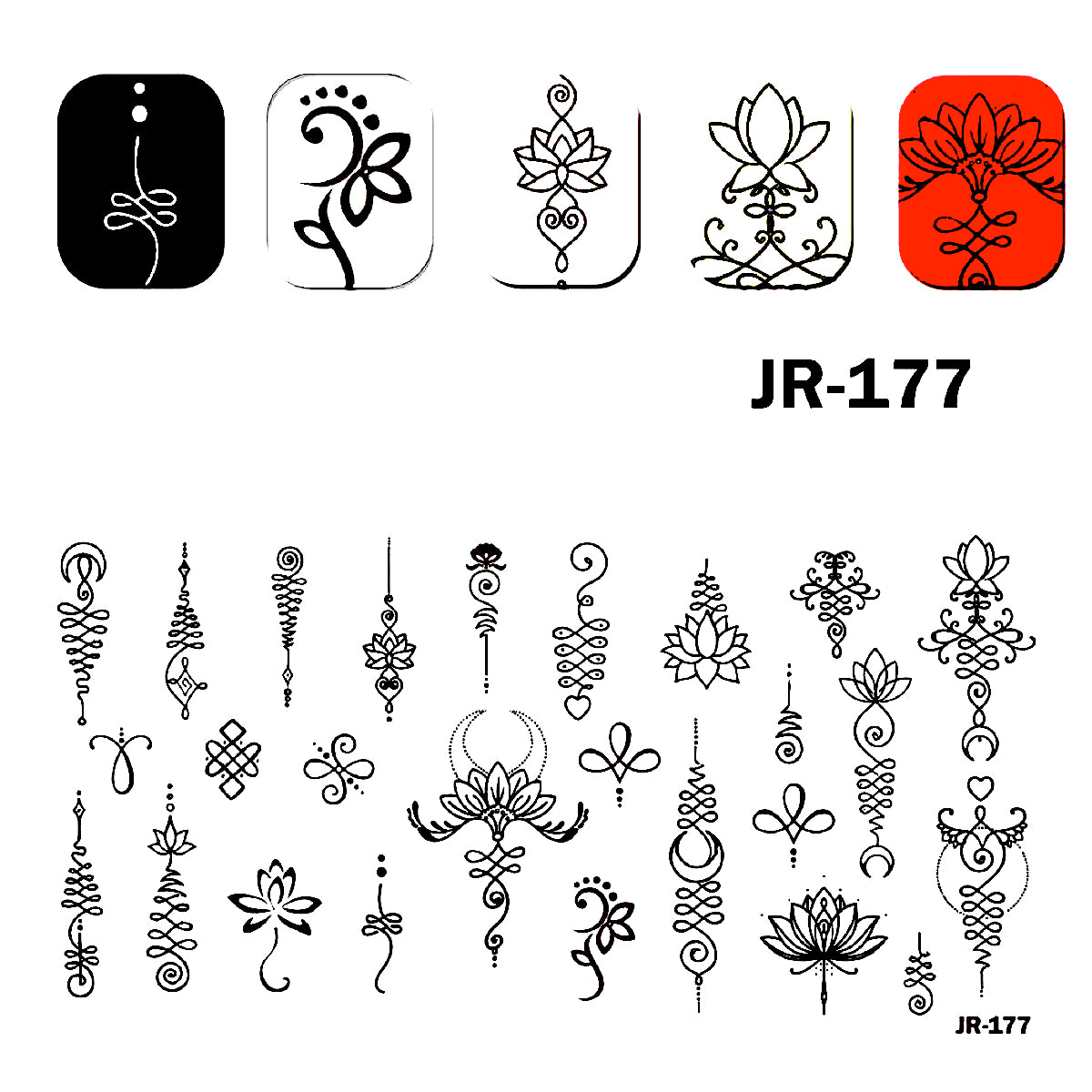 Matrita Decor Unghii JR 177