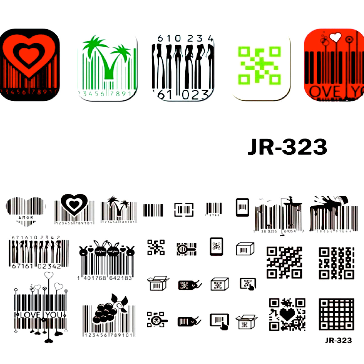Matrita Decor Unghii JR 323