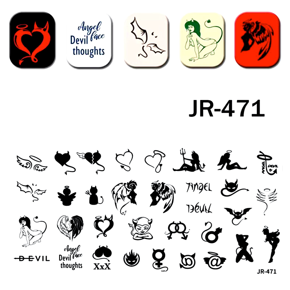 Matrita Decor Unghii JR 471