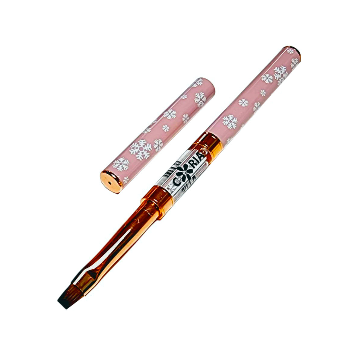 Pensula Gel Coria nr 6 Patrat Pink Baby