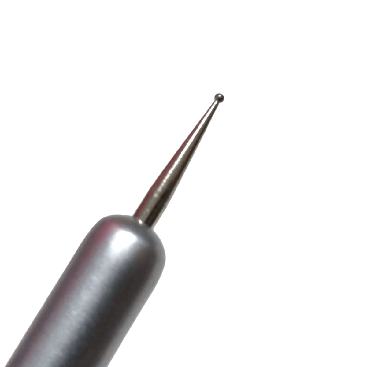 Pensula Nail Art Cu Punctator 8.5mm/1mm Silver V