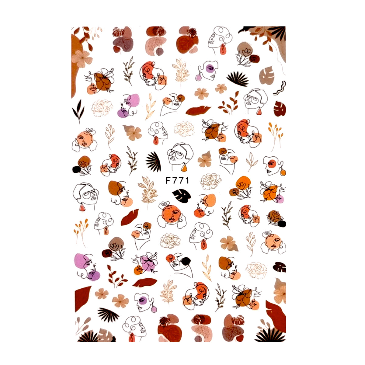 Sticker Decor Unghii Coria 771 V