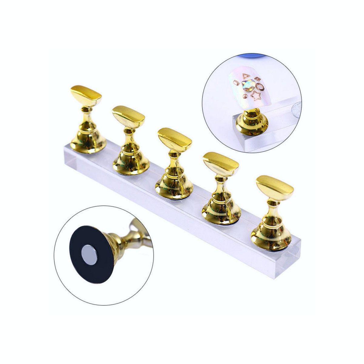 Suport Tips Magnetic 6 pcs Gold