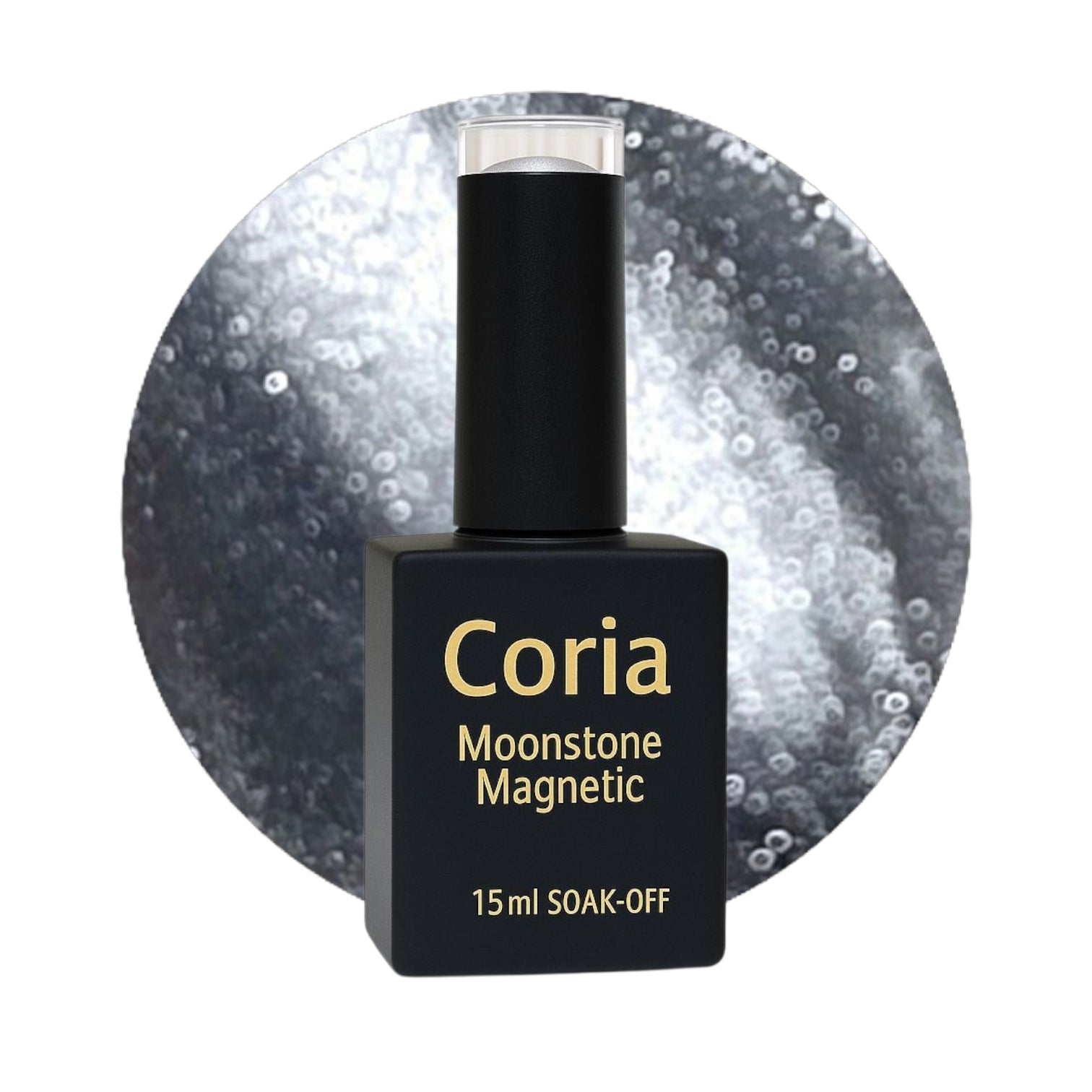 Ojă semipermanentă cat eye Coria Moonstone 02 cu efect magnetic