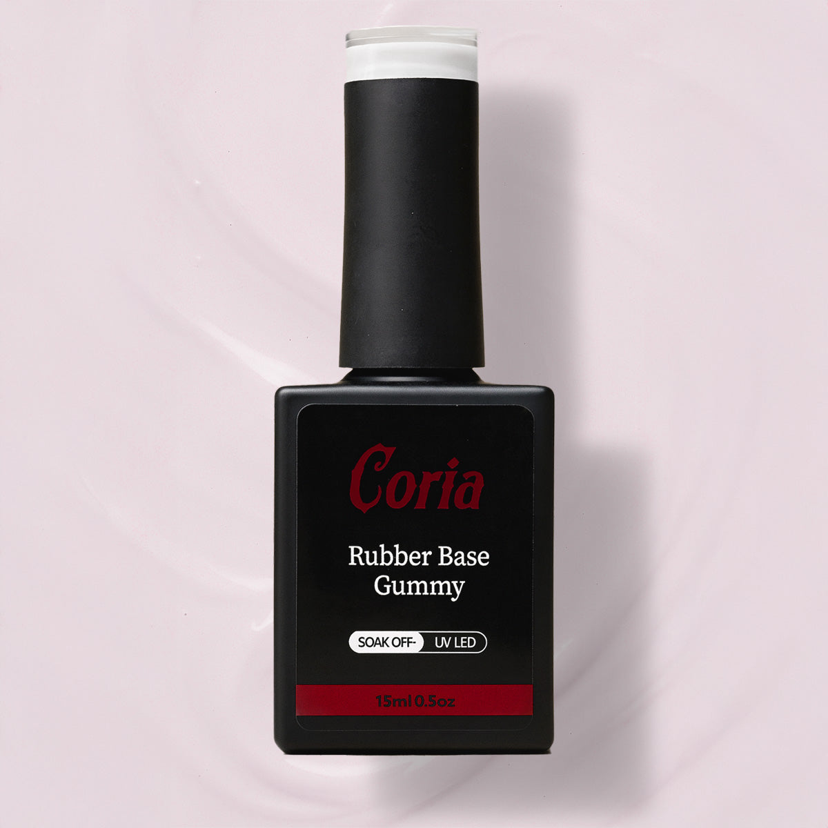 Baza Rubber Gummy Coria Milky White Rose 15 ml 58