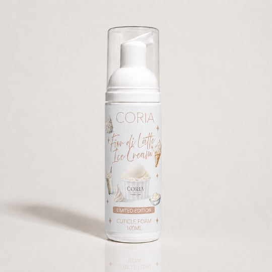 Spumă pentru cuticule Fior di Latte Ice Cream Coria, flacon 100 ml