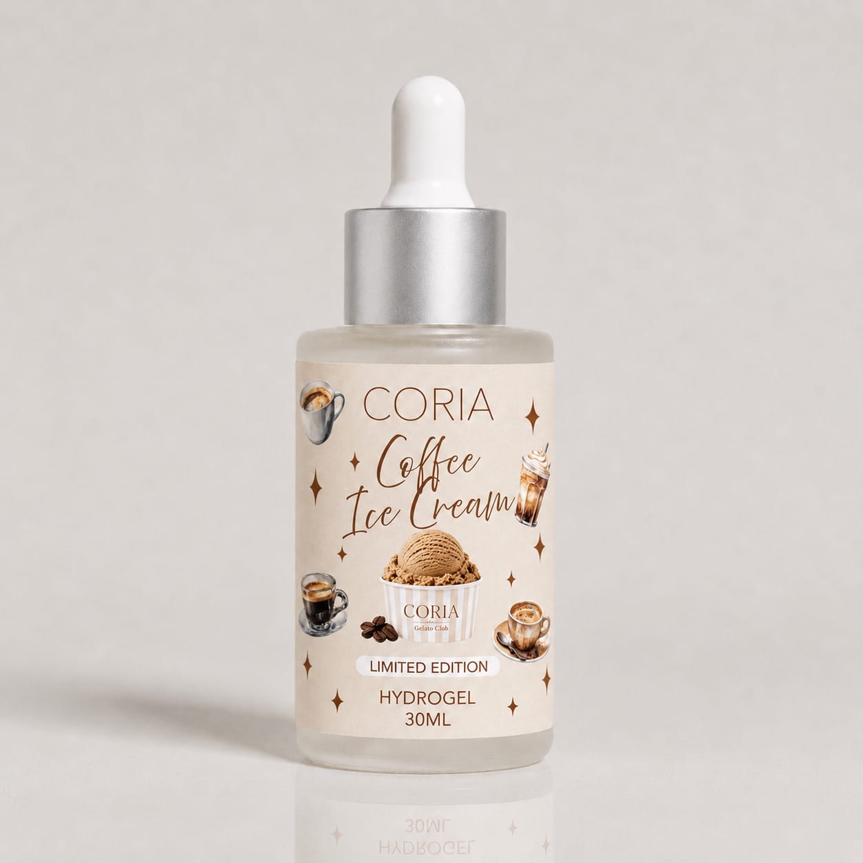 Image of Hydrogel pentru cuticula Coffee Ice Cream 30ml