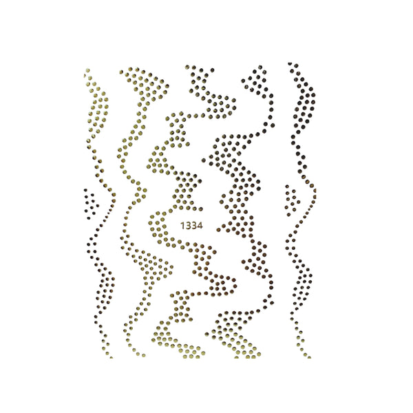 Sticker unghii 1334 Gold Rose