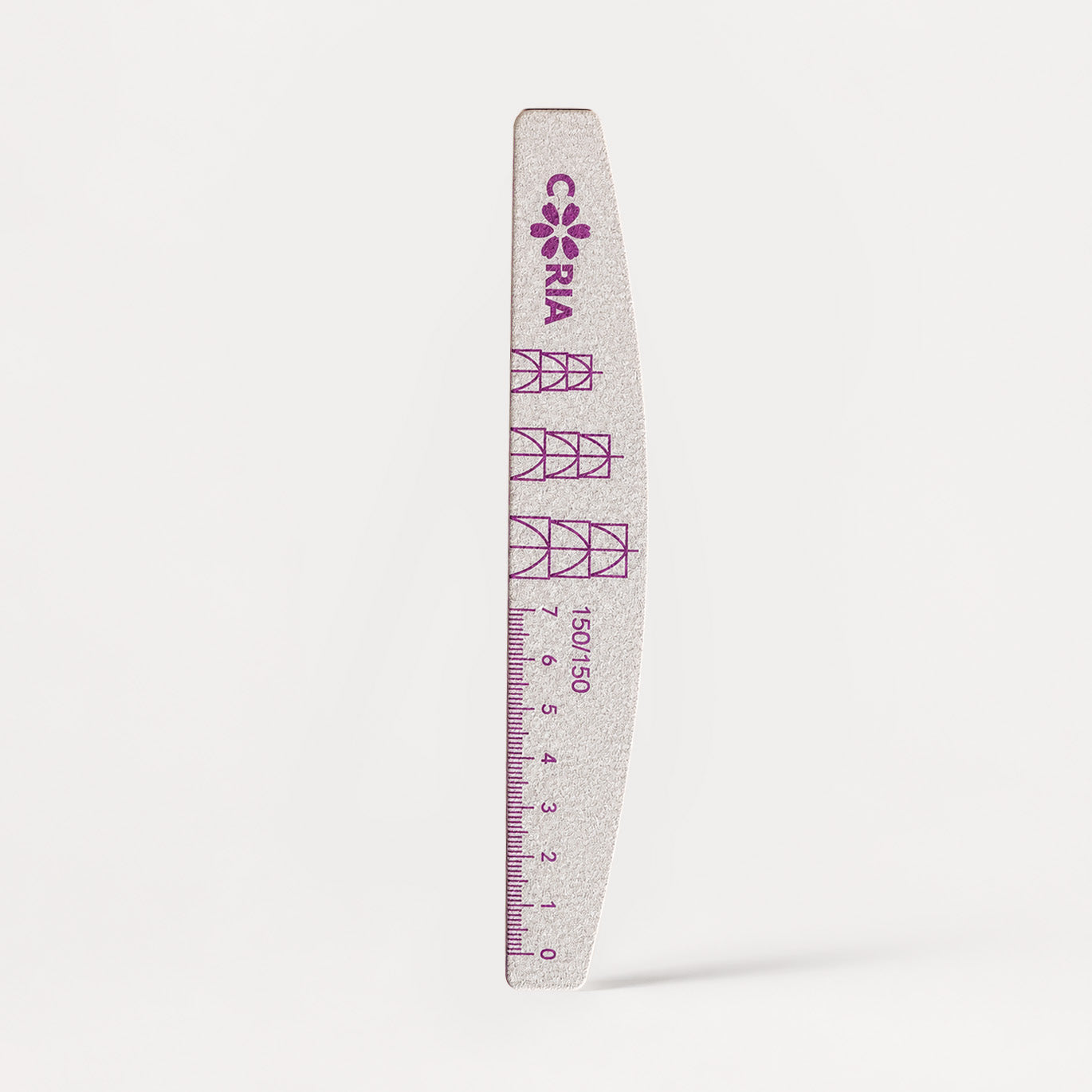 Image of Pila Profesionala Coria Nail Shape Guide 150/150 – Ruler